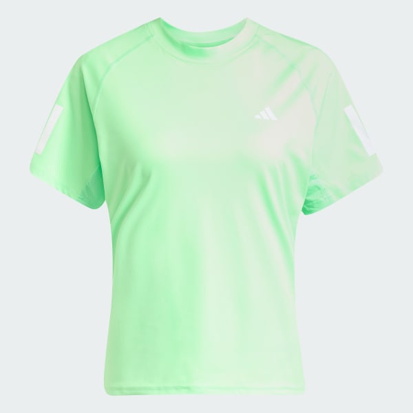 Verde Polera de Tenis Club Climacool 3 Tiras