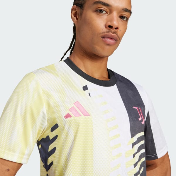 adidas Juventus 24/25 Pre-Match Jersey Yellow adidas UK