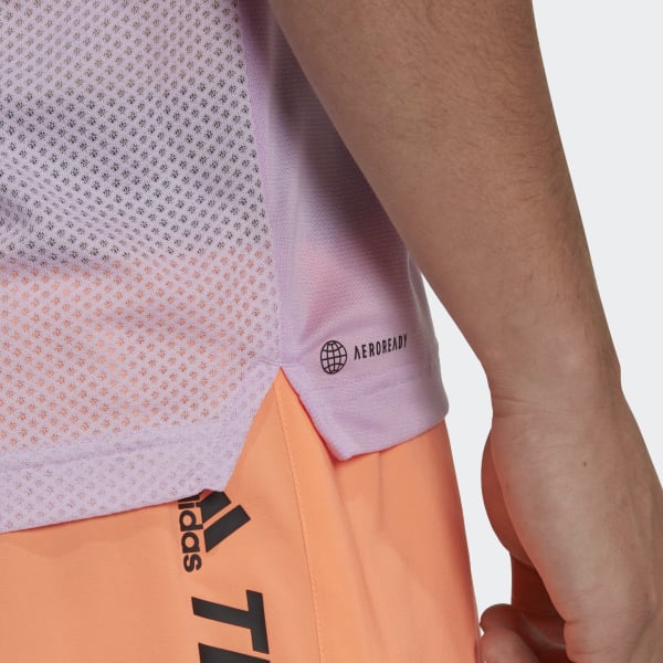 Lila Terrex Agravic T-Shirt KPB56