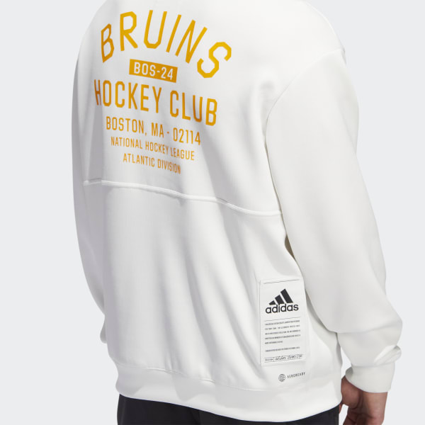 Hollister NHL Boston Bruins hockey hoodie in white/black