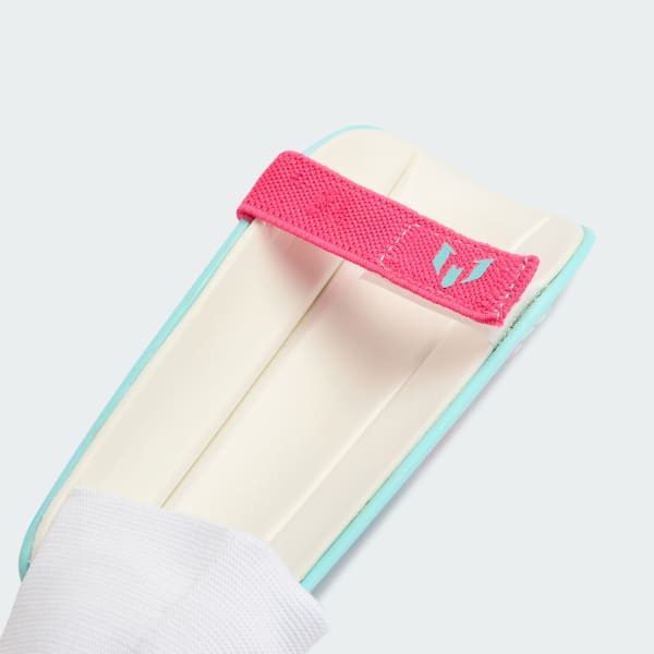 Turquoise Messi Match Shin Guards Kids