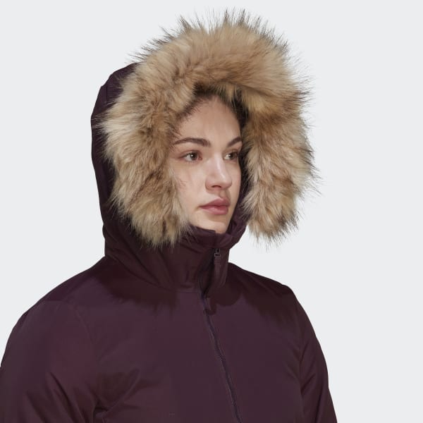Rood Utilitas Parka met Capuchon AV267