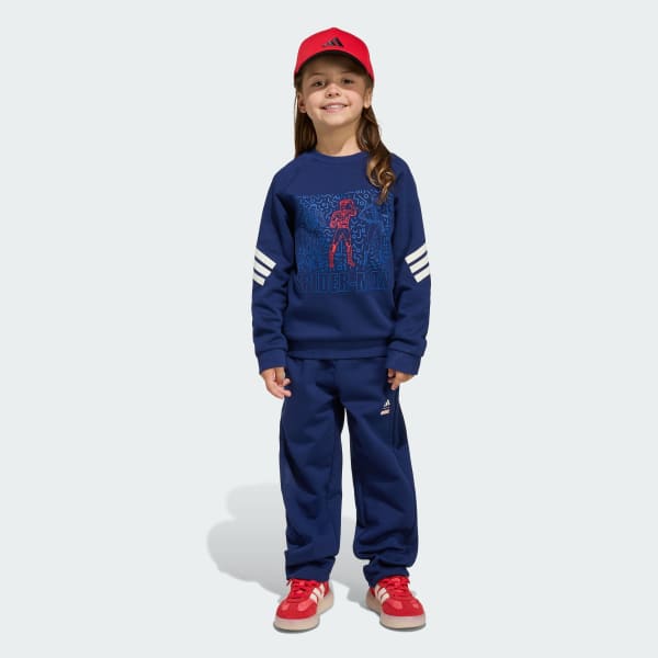 Bleu ENSEMBLE SPORTSWEAR ADIDAS MARVEL SPIDER-MAN