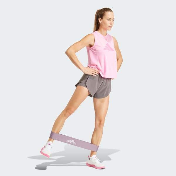 Rosa Regata Treino Train Essentials Big Performance Logo