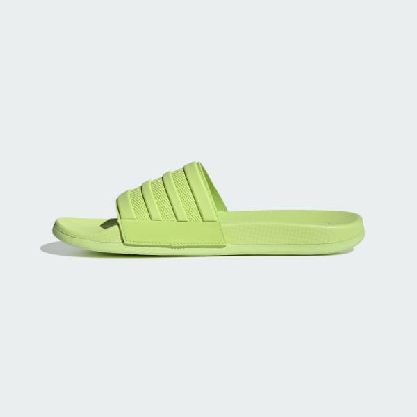Mint green new arrivals adidas slides
