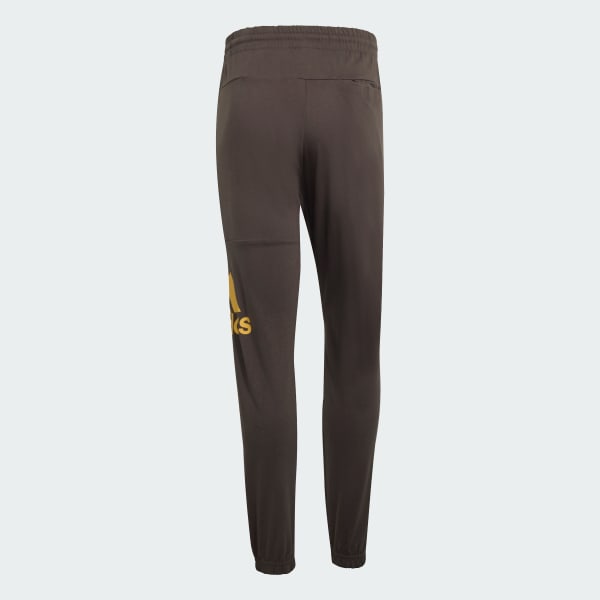 Καφέ Essentials Single Jersey Tapered Badge of Sport Pants