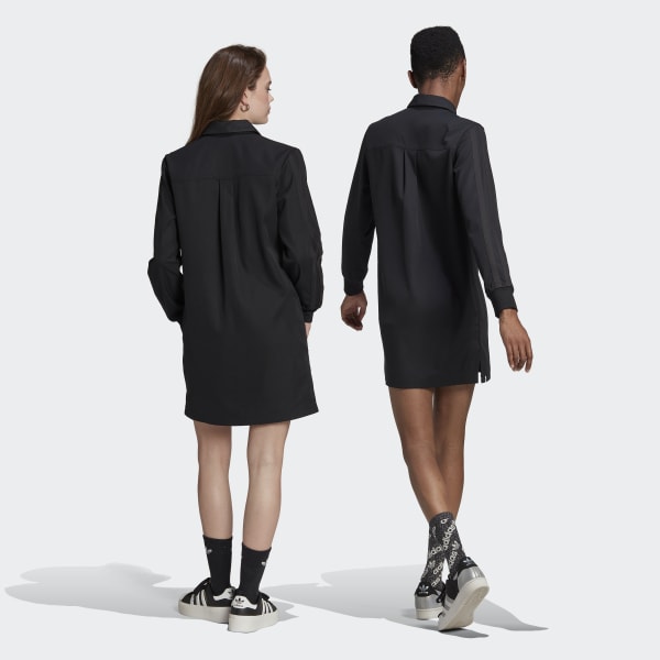 cierna Košeľa Adicolor Contempo Tailored Dress (rodovo neutrálna)