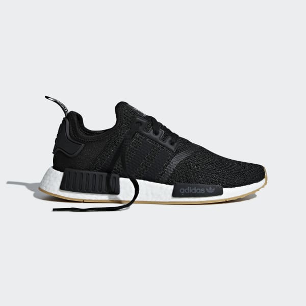 nmd r1 primeknit black gum