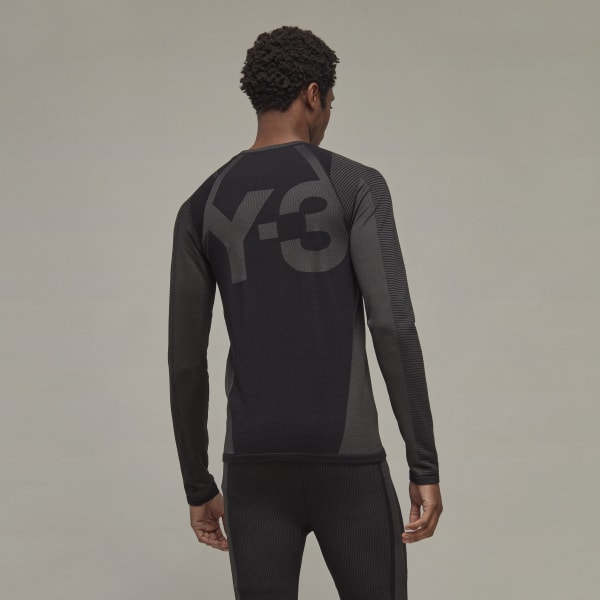 Sort Y-3 Classic Knit Base Layer Long Sleeve T-shirt