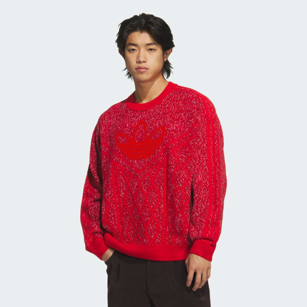 Red LNY SWEATER