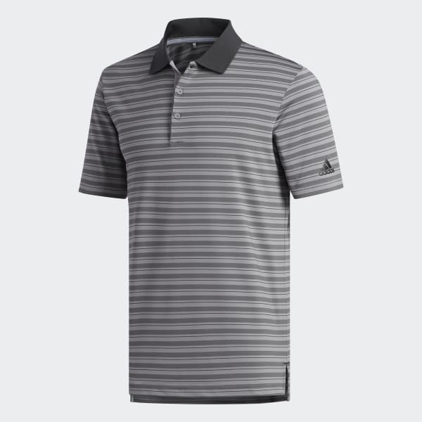 adidas 3 stripe golf shirt