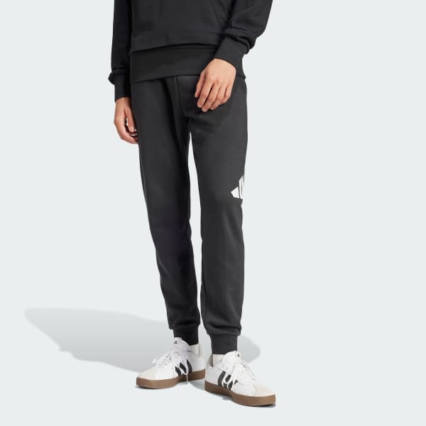 Negro Pantalón Essentials Big Logo Felpa Francesa