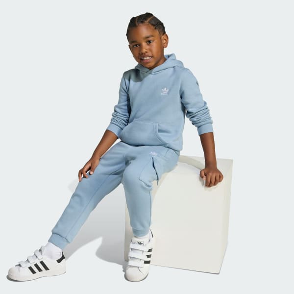 Blauw Hoodie Cargo Set Kids