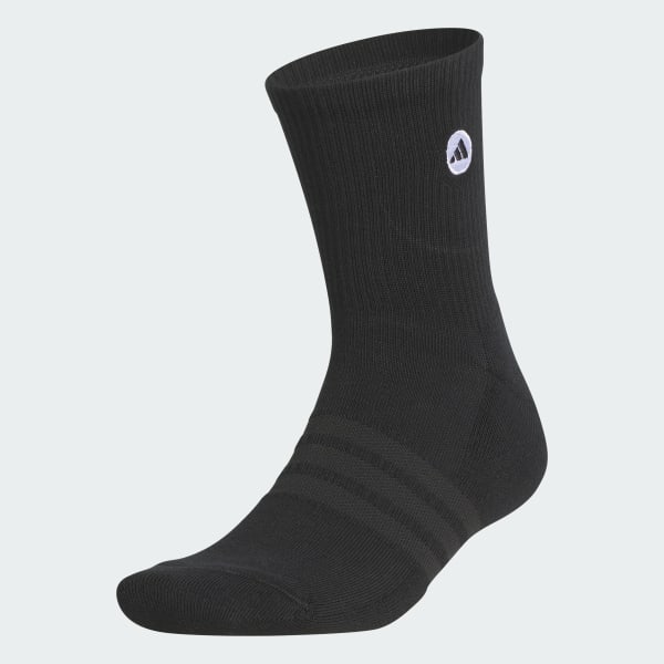 ブラック ハーフ クルーソックス