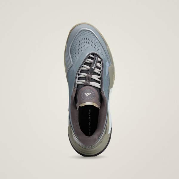 Grey adidas By Stella McCartney Barricade Tennis Shoes