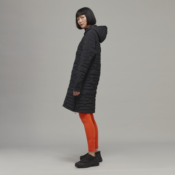 Noir Parka longue doublée Y-3 Classic DVL36