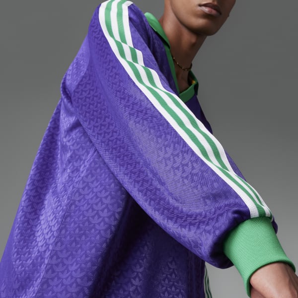 adidas Adicolor Heritage Now Vintage Long Sleeve Tee - Purple