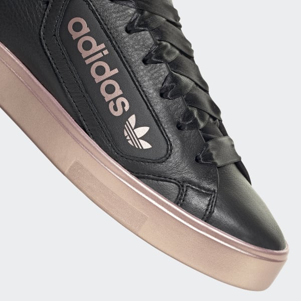 adidas black and copper sneakers