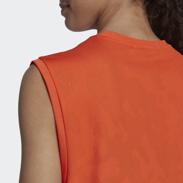 Orange Made To Be Remade Running tanktop JVS82