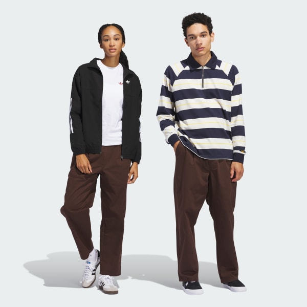Brown Shmoofoil Track Slacks (Gender Neutral)