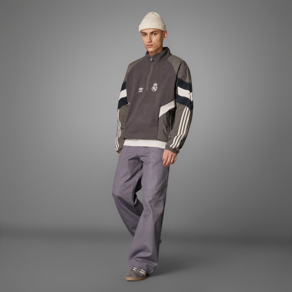 adidas Real Madrid Originals Polar Fleece Sweatshirt Braun adidas Deutschland