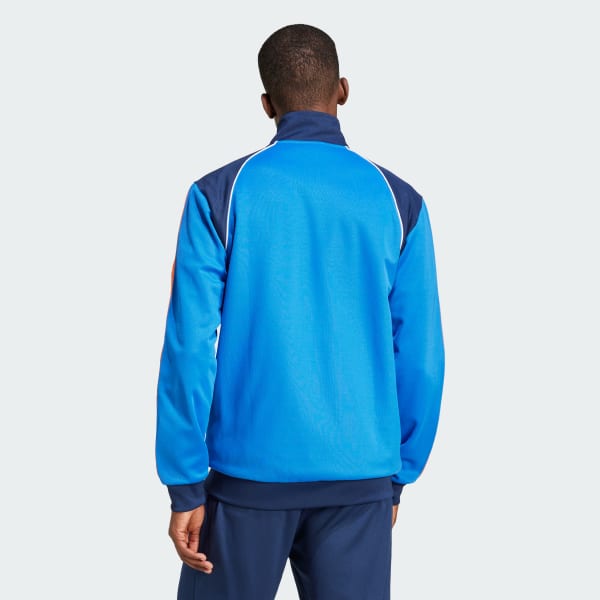 Blue Track Top