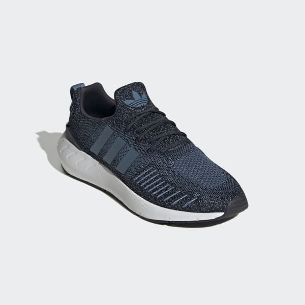 Adidas blue swift run trainers on sale