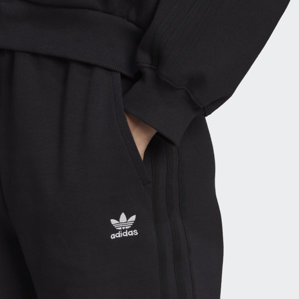 adidas Originals laced up track pants in black
