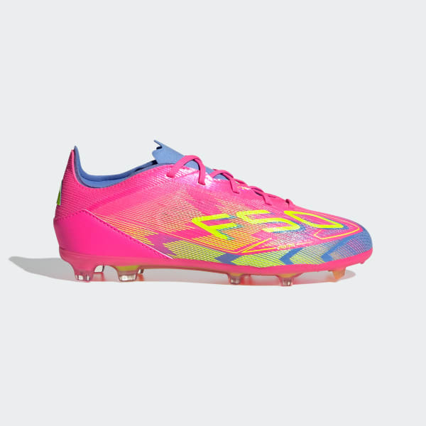 最安プラン Cleats Soccer Ground Firm Elite F50 adidas Kids Pink - シューズ