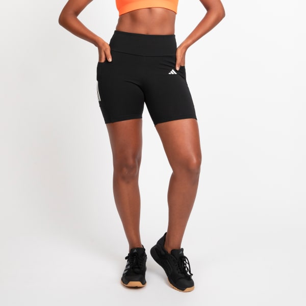 Preto Shorts 3 Listras Com Bolso