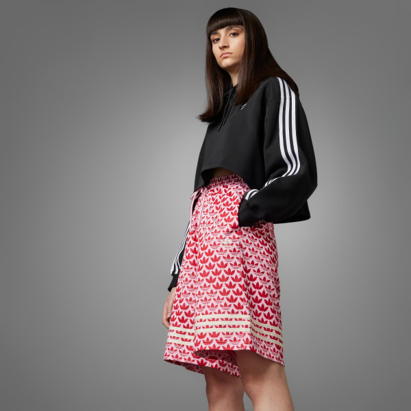 adidas Adicolor 70s BB Monogram Shorts - Pink | Women's Lifestyle ...