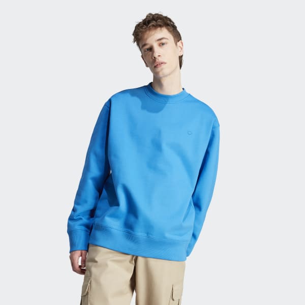 Lifestyle | Crew adidas | - US Contempo Sweatshirt adidas Adicolor Blue Men\'s
