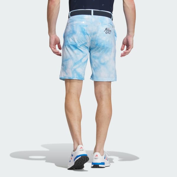 Blue Playgreen Allover Print Shorts