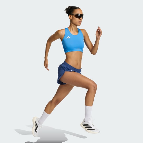 Azul Top Cropped Corrida Adizero Essentials