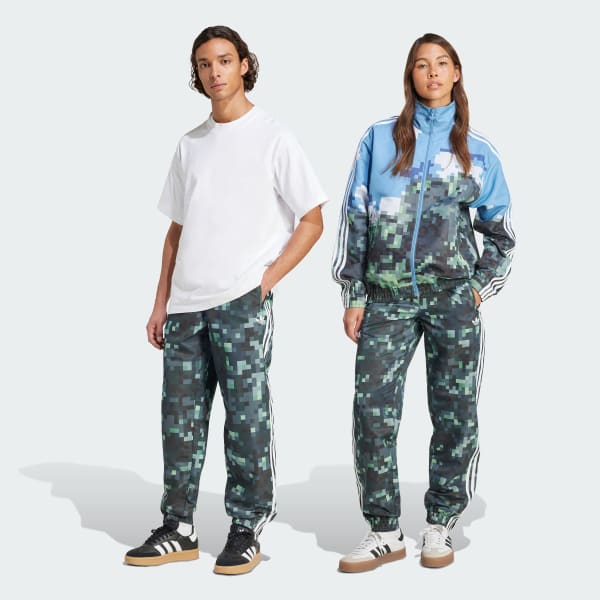 Verde Pantaloni da allenamento adidas Originals x Minecraft