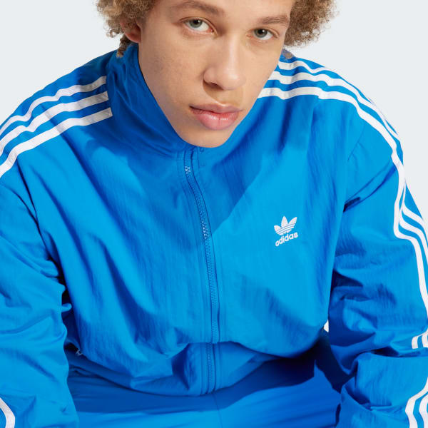 adidas Originals Adidas Adicolor Woven Firebird Track Top in Blue for Men