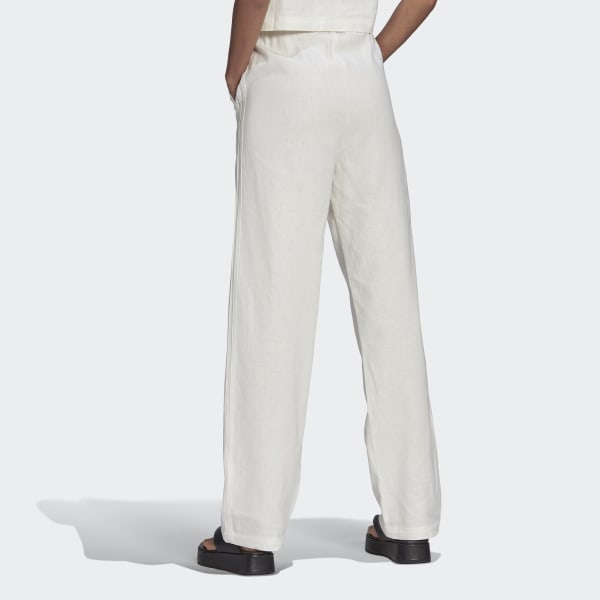 Bianco Pantaloni Linen BY722