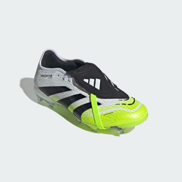 blanc Chaussures Predator Pro à languette rabattable pour terrain souple
