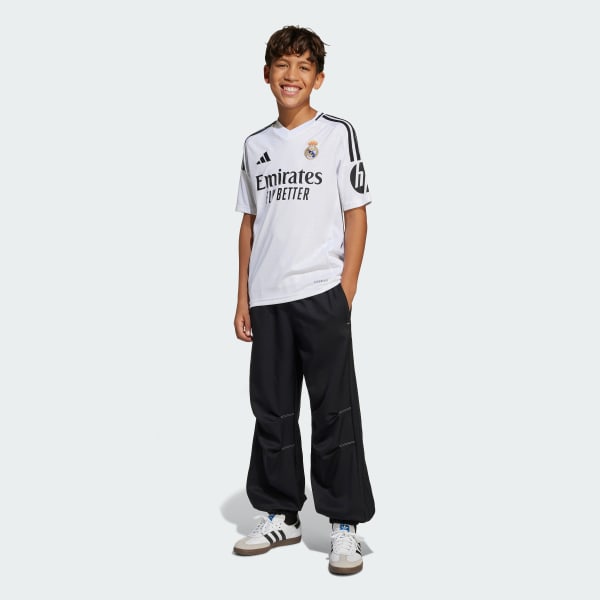 White Real Madrid 24/25 Home Jersey Kids