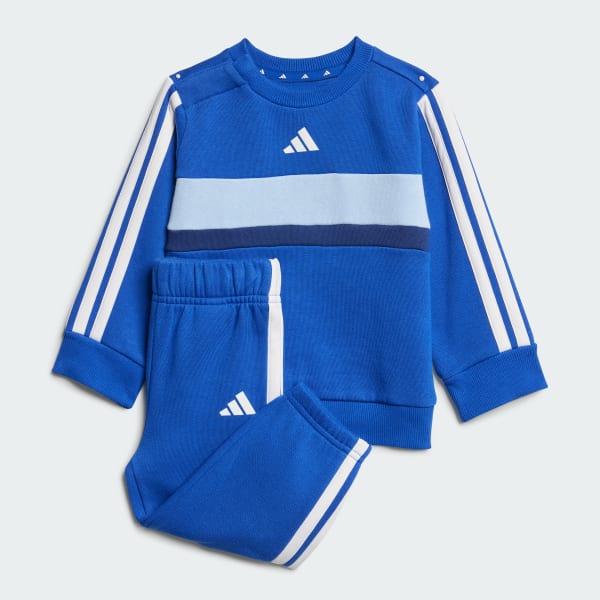 Bla Seasonal Essentials Tiberio 3-Stripes Fleece Crew Kids sæt