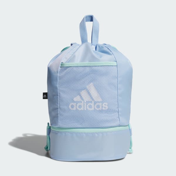 ブルー ジムバッグ