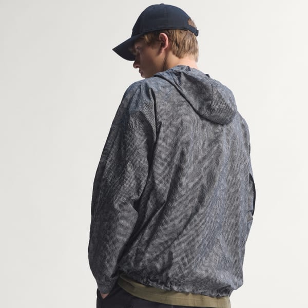 Gris Chamarra Anorak Rompevientos Terrex Xploric CLIMA365 Estampada