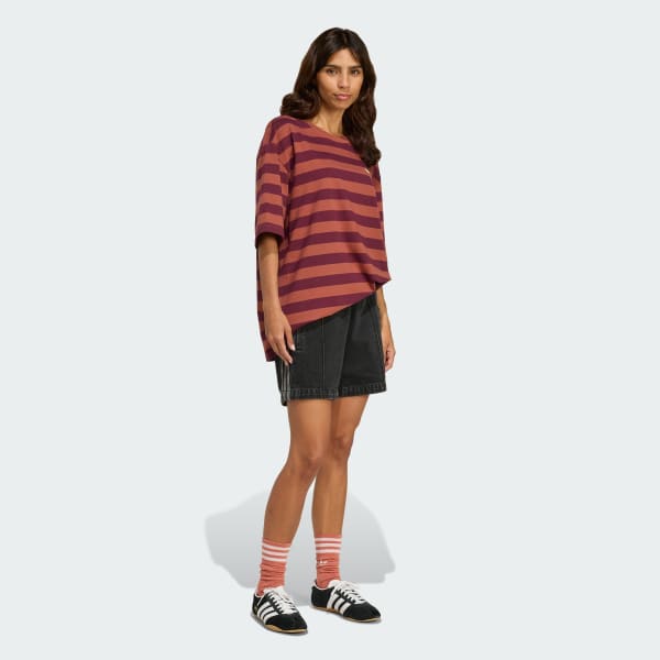 Bordeaux STRIPED SS TEE