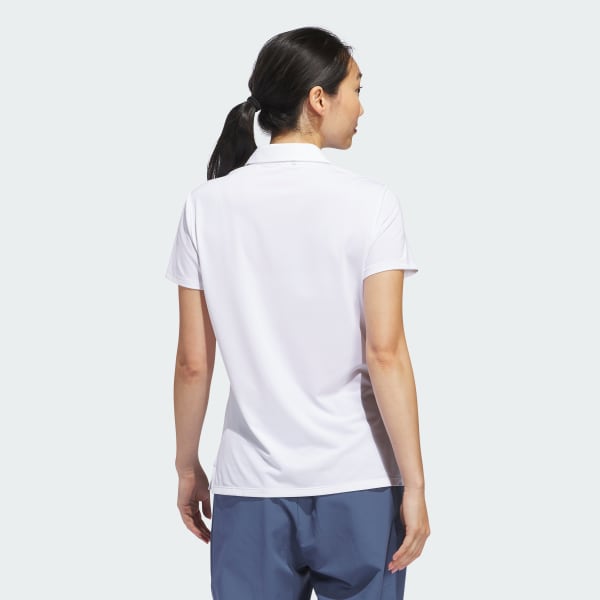 White Ultimate365 Solid Short Sleeve Polo Shirt