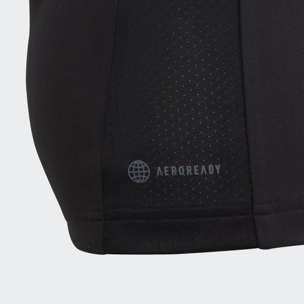 Sort Løb AEROREADY Half-Zip Long Sleeve trøje