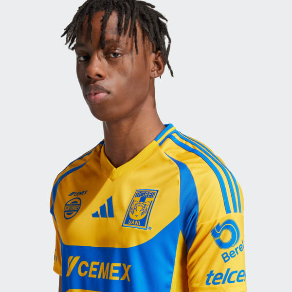 adidas Tigres UANL 24/25 Home Jersey - Yellow | Free