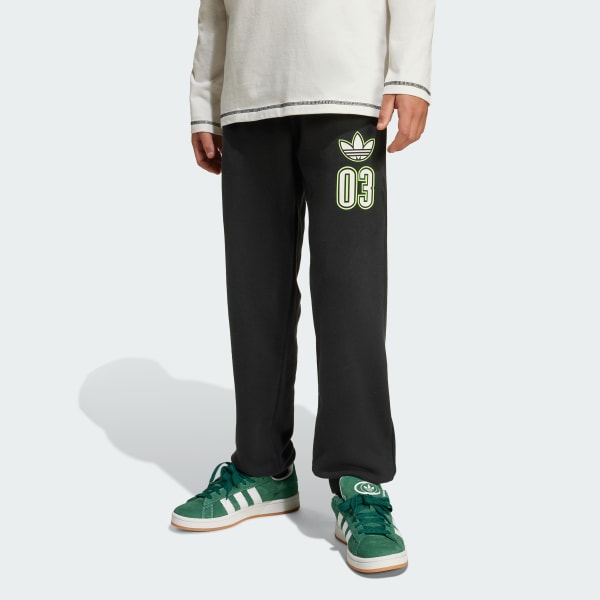 adidas Logo Play Sweat Pants Kids Black Free Shipping with