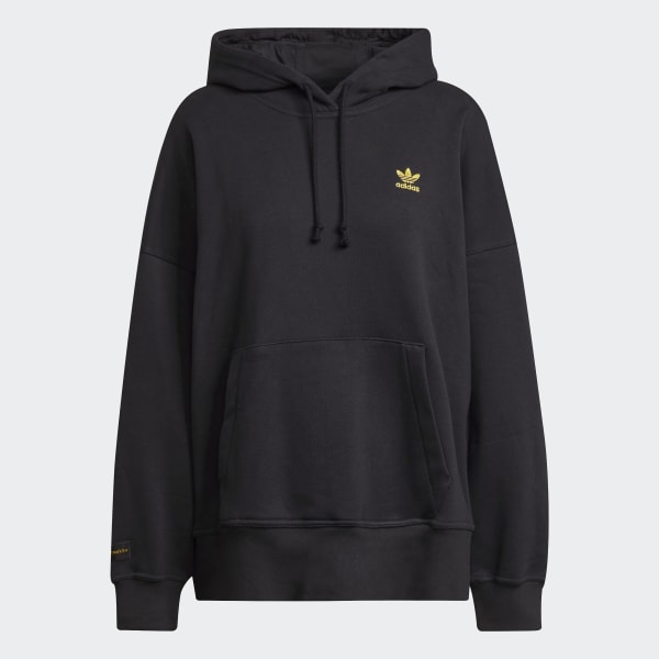 Buzo adidas negro con dorado new arrivals