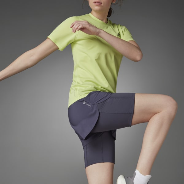 Blue Run Icons Two-in-One Running Shorts LA550