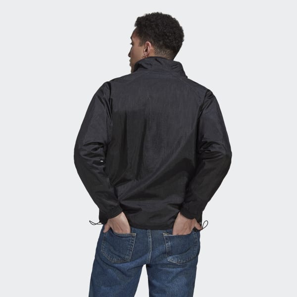cerná Sportovní bunda Reveal Material Mix RF225